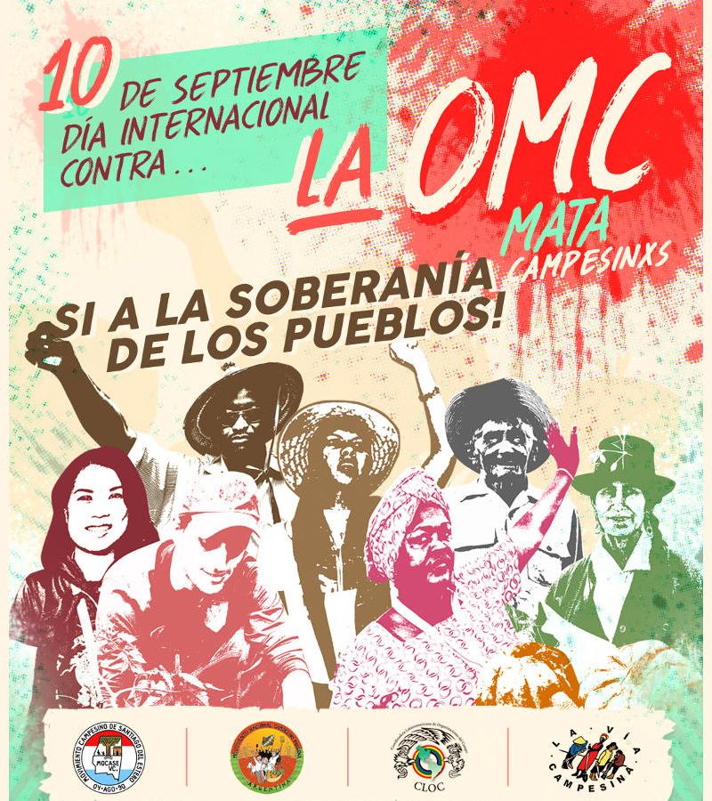 por la soberania alimentaria contra la omc