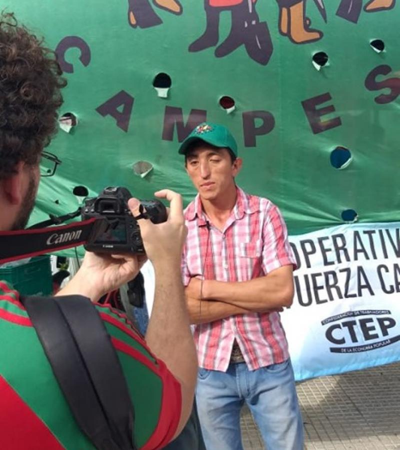 campesines resisten desalojo LIDER LULE VILELA